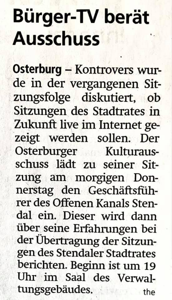 Altmark Zeitung vom 28. Januar 2021